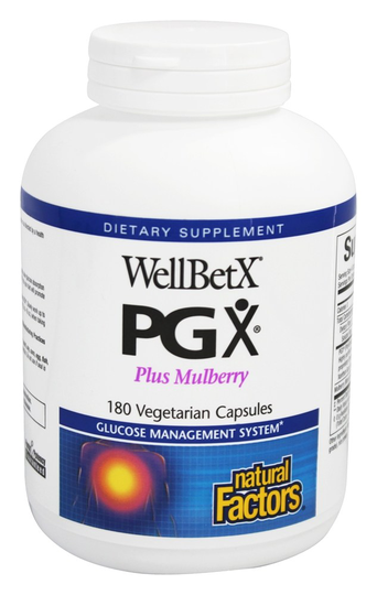 Natural Factors - WellBetX PGX Plus Mulberry - 180 Capsules
