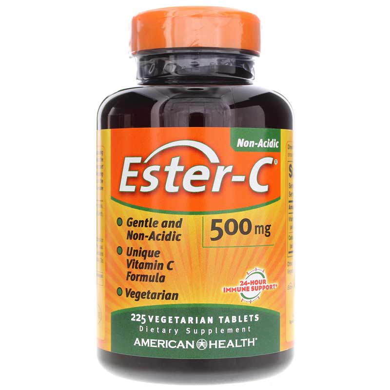 American Health Ester-C 500 Mg Tablets 225 Veg Tablets