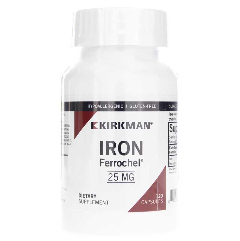 Kirkman Iron 25 Mg 120 Capsules