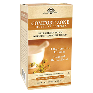 Comfort Zone Digestive Complex - 11 High Activity Enzymes (90 Vegetarian Capsules)