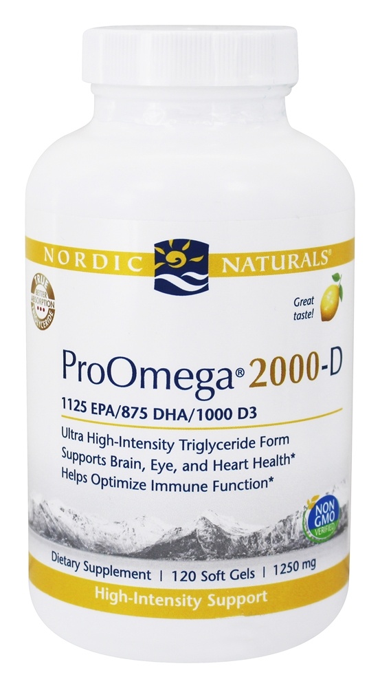 Nordic Naturals Professional - ProOmega 2000-D - 120 Softgels