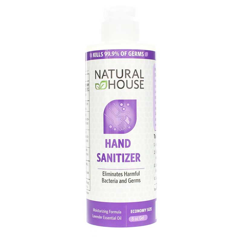 Natural House Hand Sanitizer Gel 8 Oz