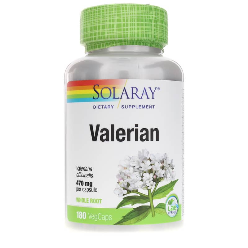 Solaray Valerian 470 Mg 180 Veg Capsules