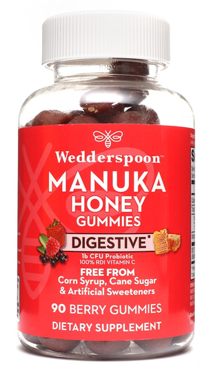 Wedderspoon - Manuka Honey Digestive Gummies Berry - 90 Gummies