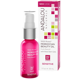 1000 Roses Moroccan Beauty Oil with Rose Stem Cells for Sensitive Skin (1 Fluid Ounce)