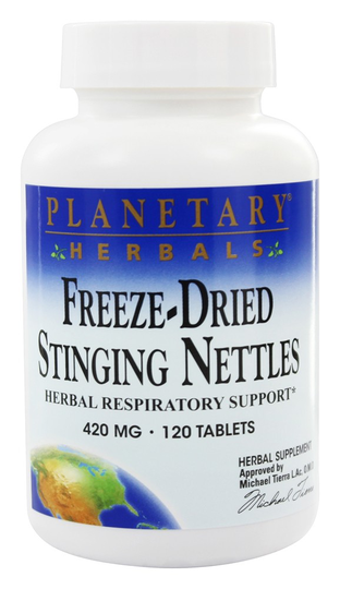Planetary Herbals - Freeze-Dried Stinging Nettles 420 mg. - 120 Tablets Formerly Planetary Formulas