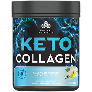 Keto Collagen Protein + Coconut MCT's - Vanilla (14.6 oz./ 22 Servings)