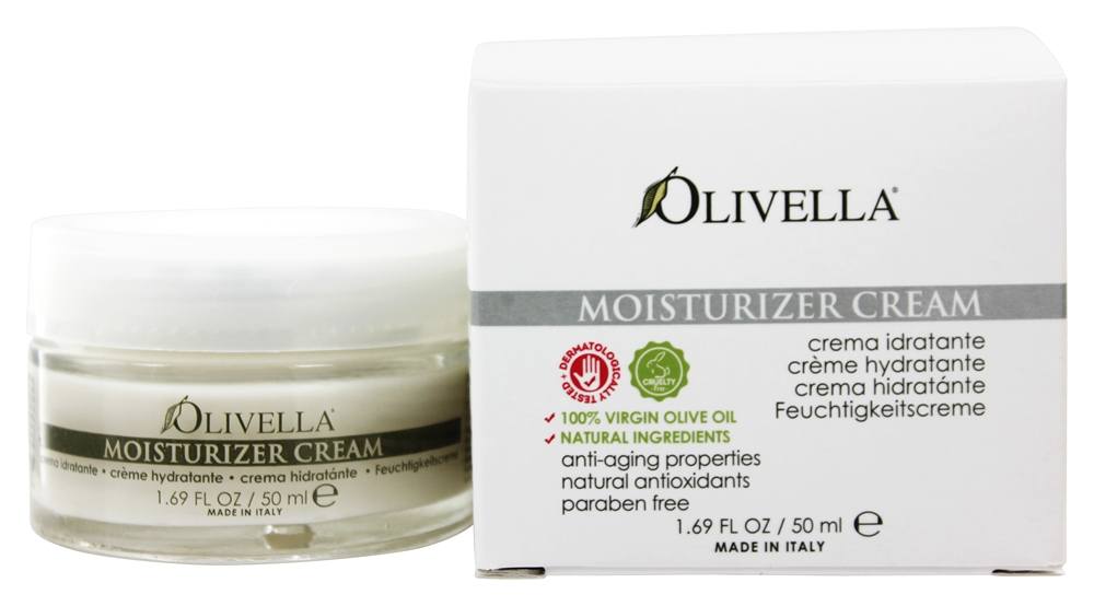 Olivella - Virgin Olive Oil Moisturizer Facial Cream - 1.69 oz.
