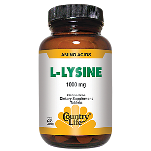 L-Lysine - Amino Acid - 1,000 MG (250 Tablets)