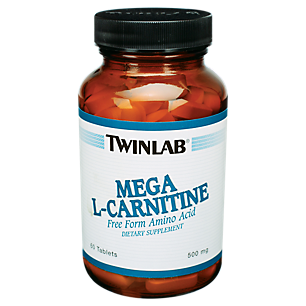 Mega L-Carnitine - Free Form Amino Acid - 500 MG (60 Tablets)