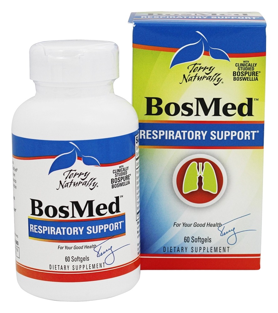 EuroPharma - Terry Naturally BosMed Respiratory Support - 60 Softgels