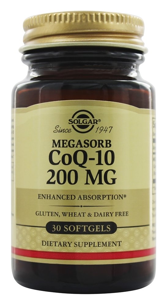 Solgar - Megasorb CoQ-10 200 mg. - 30 Softgels