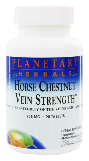Planetary Herbals - Horse Chestnut Vein Strength 705 mg. - 90 Tablets