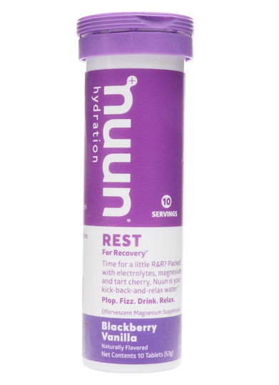Nuun - Rest Effervescent Magnesium Supplement Blackberry Vanilla - 10 Tablets