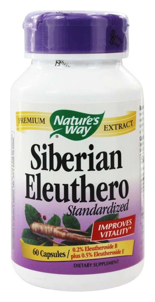 Nature's Way - Siberian Eleuthero Standardized Extract - 60 Capsules