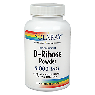 100% Pure D-Ribose Powder - Cardiac & Cellular Energy Formula - 5,000 MG - Unflavored (30 Servings)