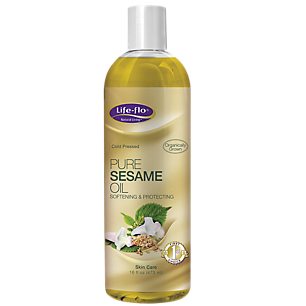 Pure Sesame Oil - Cold Pressed Skin Care - Softening & Protecting (16 Fluid Ounces)
