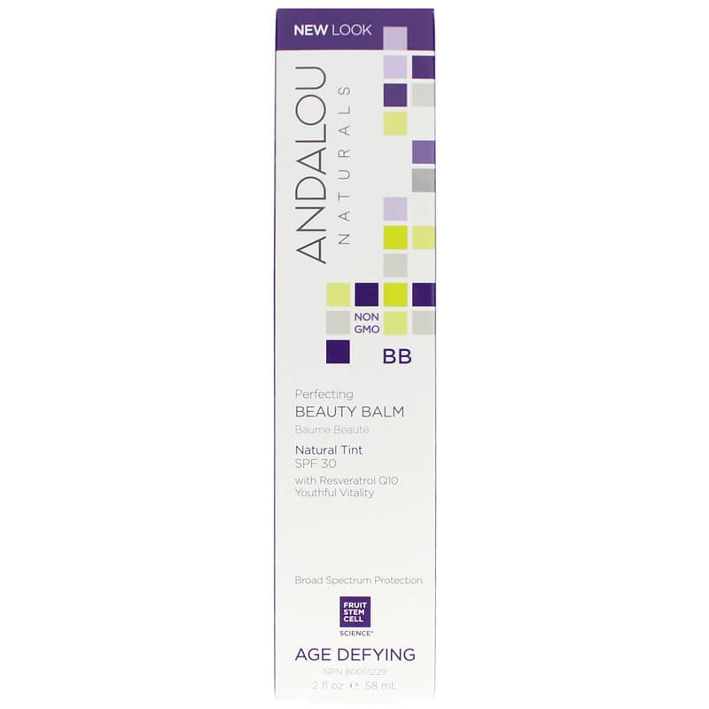 Andalou Naturals Perfecting Beauty Balm SPF 30, Age Defying Formula 2 Oz