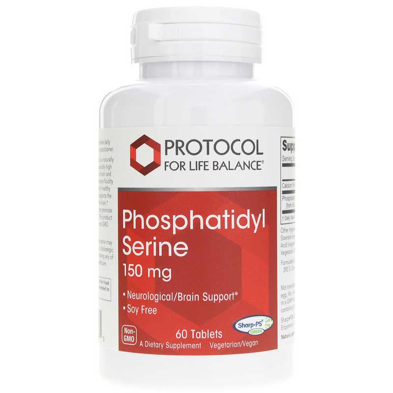 Protocol For Life Balance Phosphatidyl Serine 150 Mg 60 Tablets