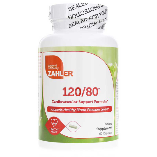 Zahler 120/80 Cardiovascular Formula 180 Capsules