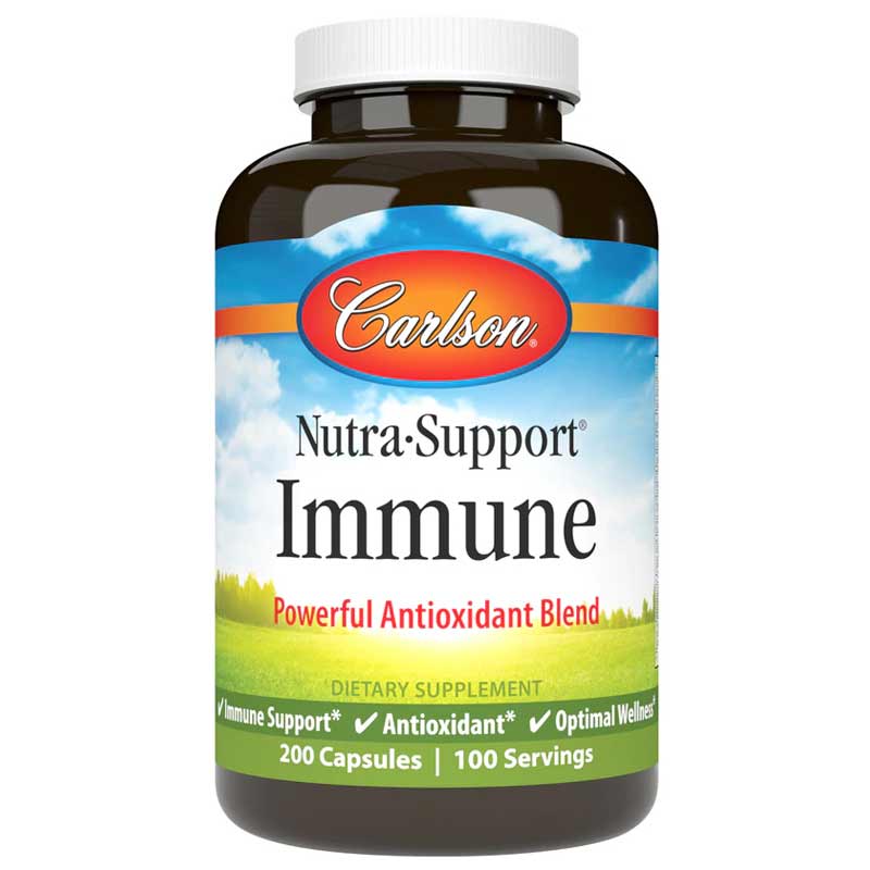 Carlson Labs Nutra-Support Immune 200 Capsules
