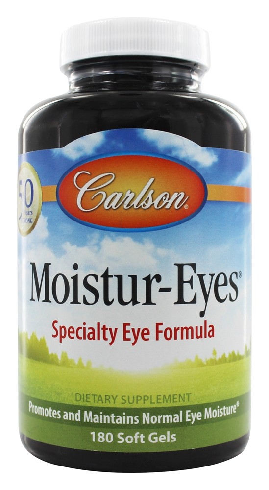 Carlson Labs - Moistur-Eyes - 180 Softgels