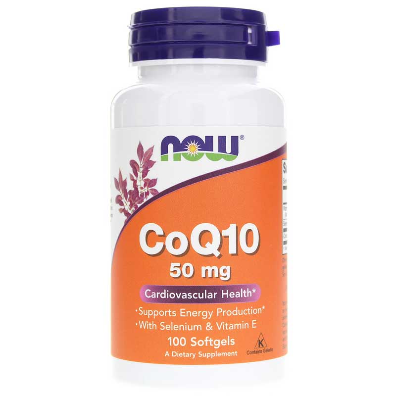NOW Foods CoQ10 50 Mg 100 Softgels