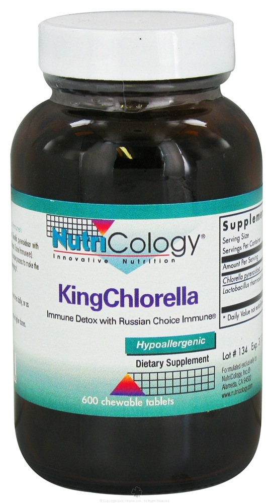 Nutricology - KingChlorella - 600 Chewable Tablets
