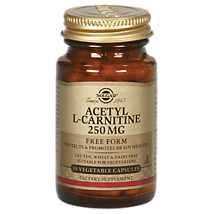 Acetyl L-Carnitine - Free Form Amino Acid - 250 MG (30 Vegetarian Capsules)