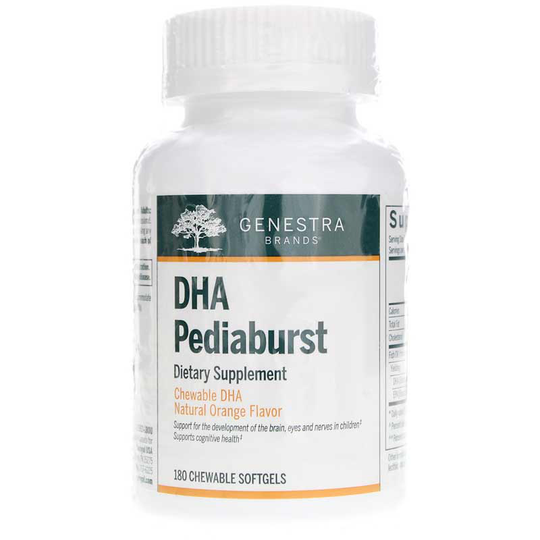 Genestra DHA Pediaburst Chewable Orange Flavor 180 Chewable Tablets