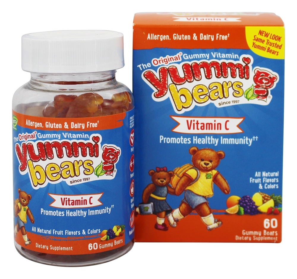 Hero Nutritionals Products - Yummi Bears Children's Vitamin C - 60 Gummies