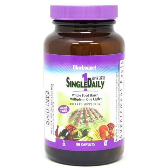 Bluebonnet Super Earth Single Daily Iron Free 90 Caplets
