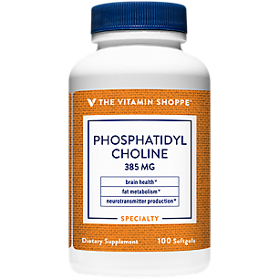 Phosphatidyl Choline - Fat Metabolism & Neurotransmitter Production - 385 MG (100 Softgels)