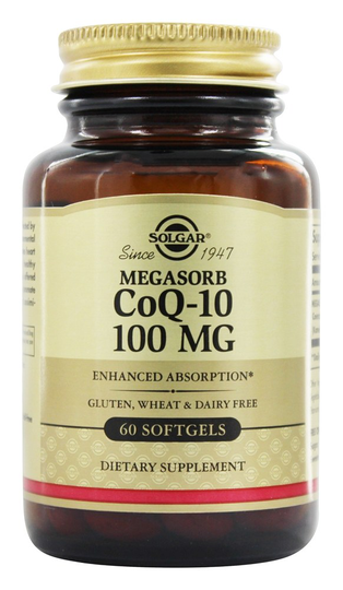 Solgar - Megasorb CoQ-10 100 mg. - 60 Softgels