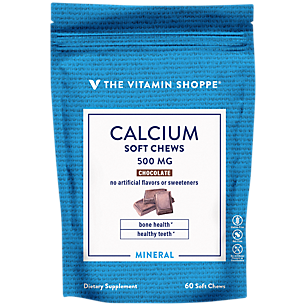 Calcium - Bone & Teeth Health - 500 MG - Chocolate (60 Soft Chews)