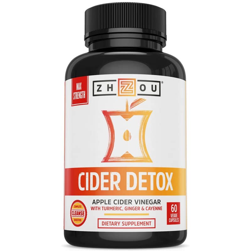 Zhou Nutrition Cider Detox Capsules 60 Veg Capsules