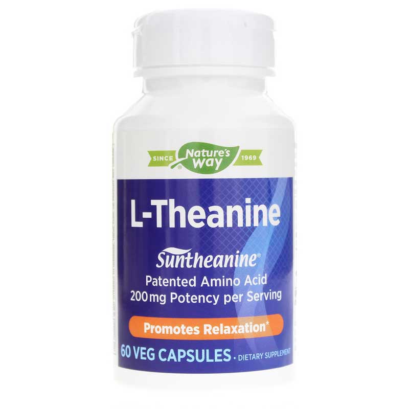 Natures Way L-Theanine 200 Mg 60 Veg Capsules
