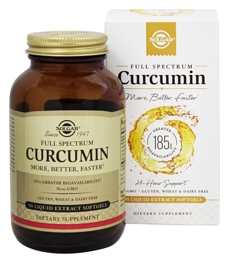Solgar - Full Spectrum Curcumin - 90 Softgels