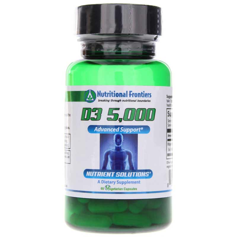 Nutritional Frontiers D3 5,000 60 Veg Capsules