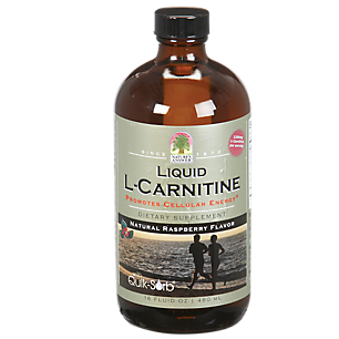 Liquid L-Carnitine - Promotes Cellular Energy - 1,200 MG Per Serving - Natural Raspberry (16 fl oz)
