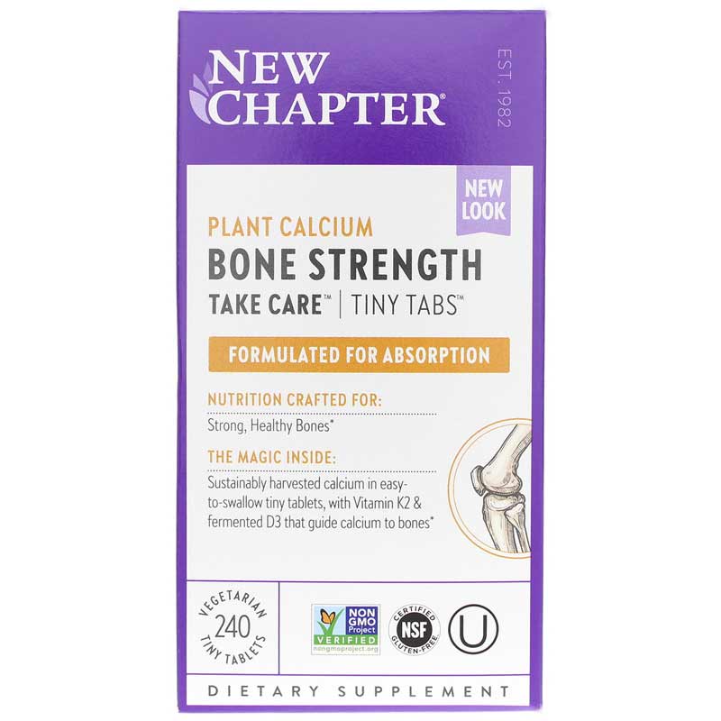 New Chapter Bone Strength Take Care Tiny Tabs 240 Tablets