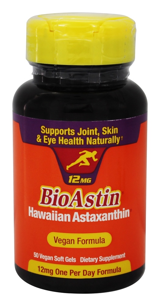 Nutrex Hawaii - BioAstin Hawaiian Astaxanthin Vegan Formula 12 mg. - 50 Vegetarian Softgels