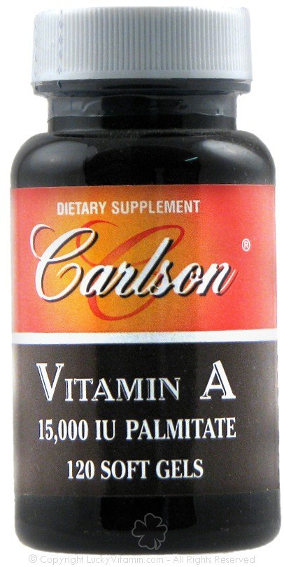 Carlson Labs - Vitamin A Palmitate 15000 IU - 120 Softgels