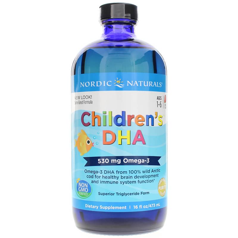 Nordic Naturals Children's DHA Strawberry Liquid 16 Oz