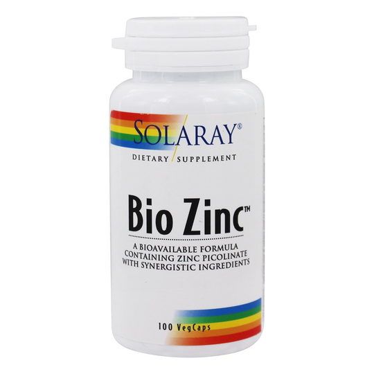 Solaray - Bio Zinc - 100 Vegetable Capsule(s)