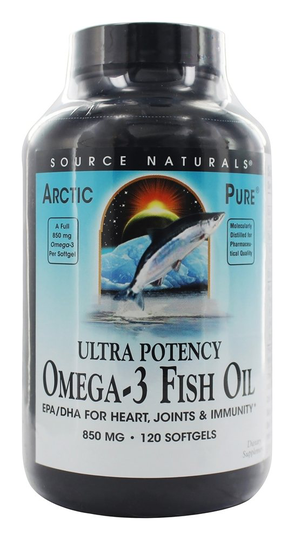 Source Naturals - ArcticPure Omega-3 Fish Oil 850 mg. - 120 Softgels