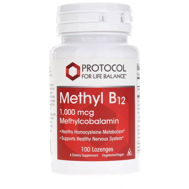 Protocol For Life Balance Methyl B12 1,000 Mcg 100 Lozenges
