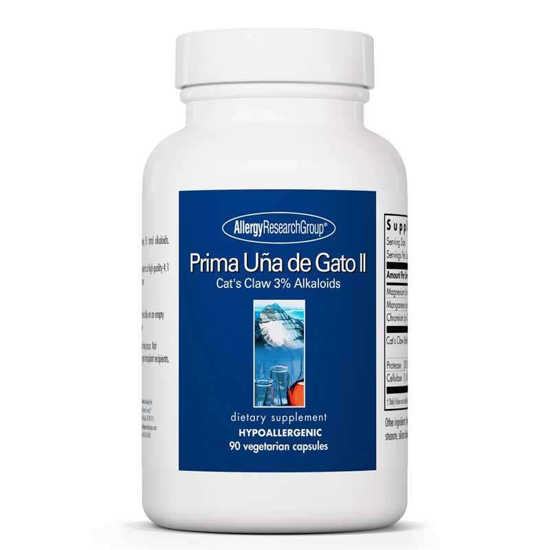 Allergy Research Group Prima Una De Gato II 90 Veg Capsules