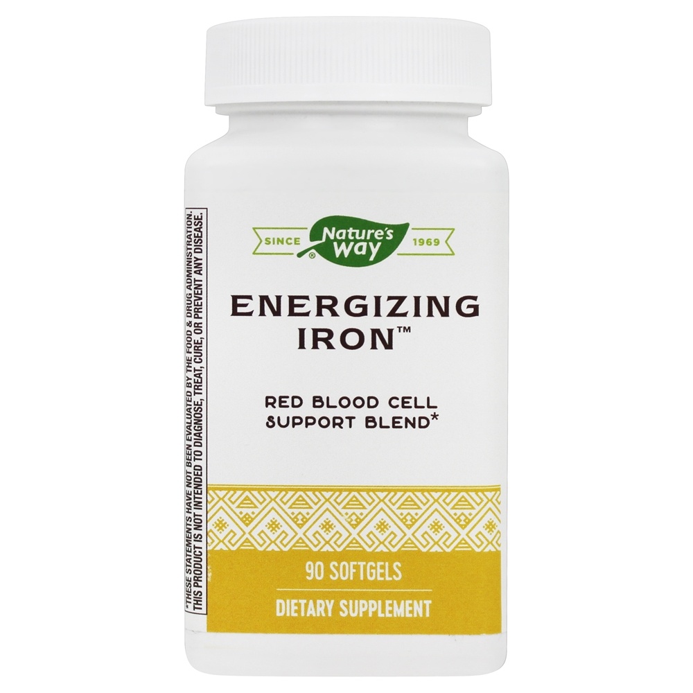 Nature's Way - Energizing Iron Red Blood Cell Support Blend - 90 Softgels