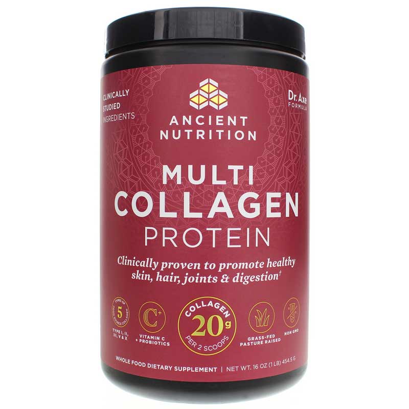 Ancient Nutrition Multi Collagen Protein Powder Natural 16 Oz